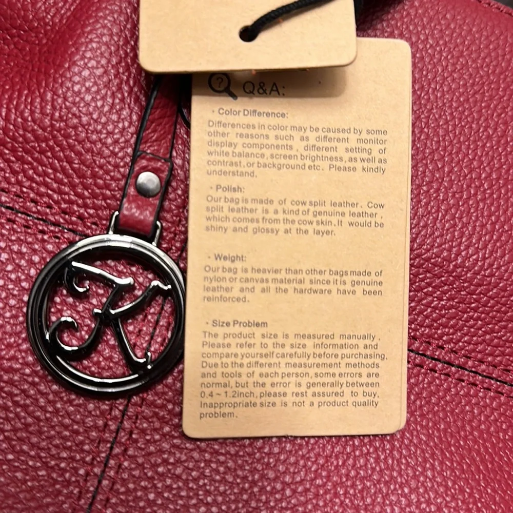 *NWT* LEATHER Handbag by Kattee - Picture 4 of 9